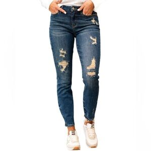 Judy Blue Evansville Mid‎ Rise Relaxed Fit Size 5/27